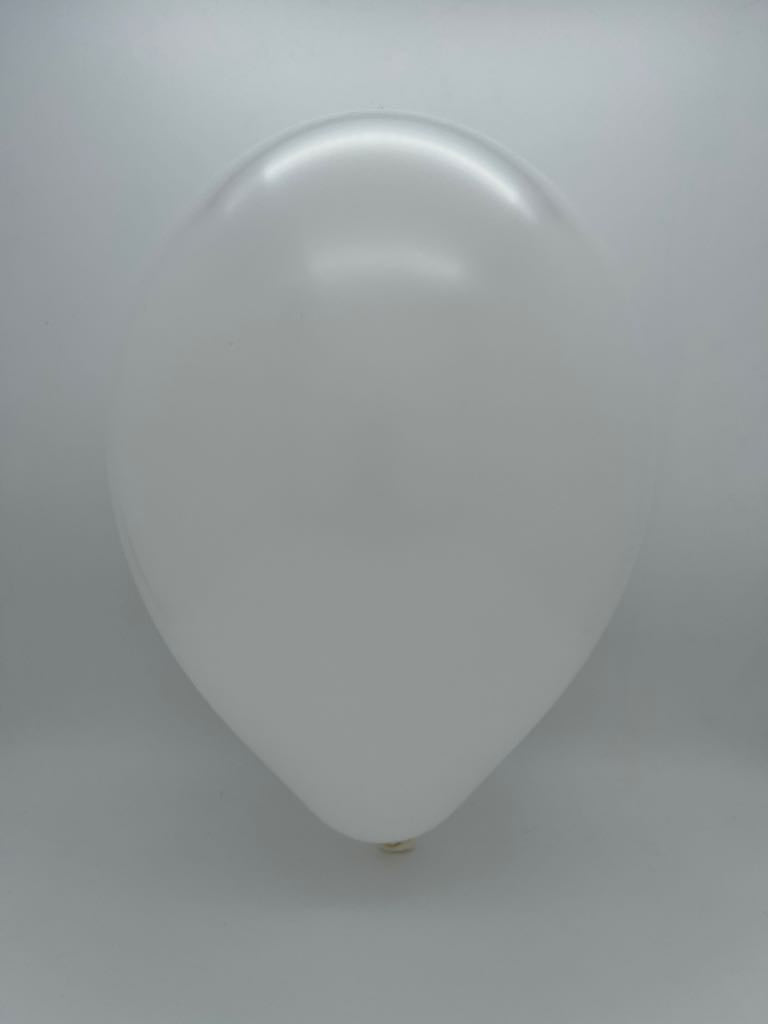Inflated Balloon Image 36" White Tuftex Latex Balloons (2 Per Bag)