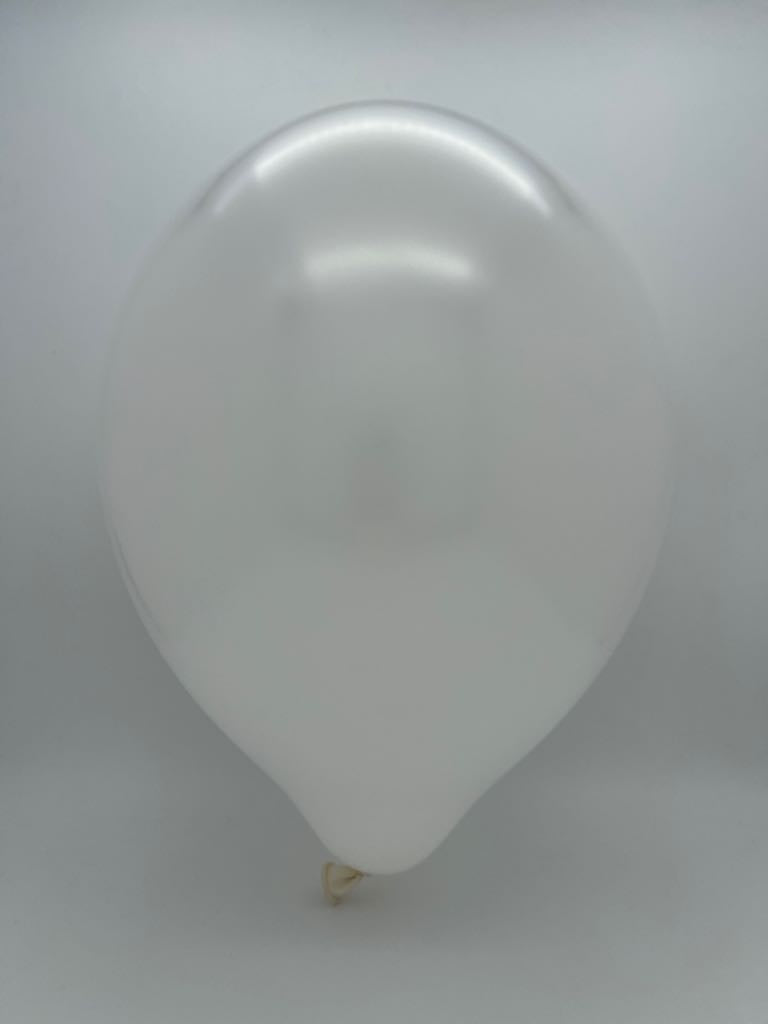 Inflated Balloon Image 5 Inch Tuftex Latex Balloons (50 Per Bag) Sugar