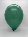 Inflated Balloon Image 5 Inch Tuftex Latex Balloons (50 Per Bag) Evergreen