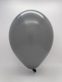 Inflated Balloon Image 11 Inch Tuftex Latex Balloons (100 Per Bag) Gray Smoke