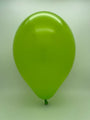 Inflated Balloon Image 17" Pastel Lime Green Tuftex Latex Balloons (50 Per Bag)