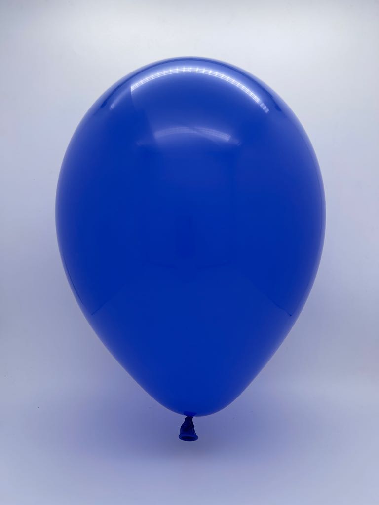 Inflated Balloon Image 11 Inch Tuftex Latex Balloons (100 Per Bag) Peri (Periwinkle)