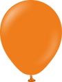 5" Kalisan Latex Balloons Standard Orange (50 Per Bag)