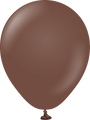 5" Kalisan Latex Balloons Standard Chocolate Brown (50 Per Bag)