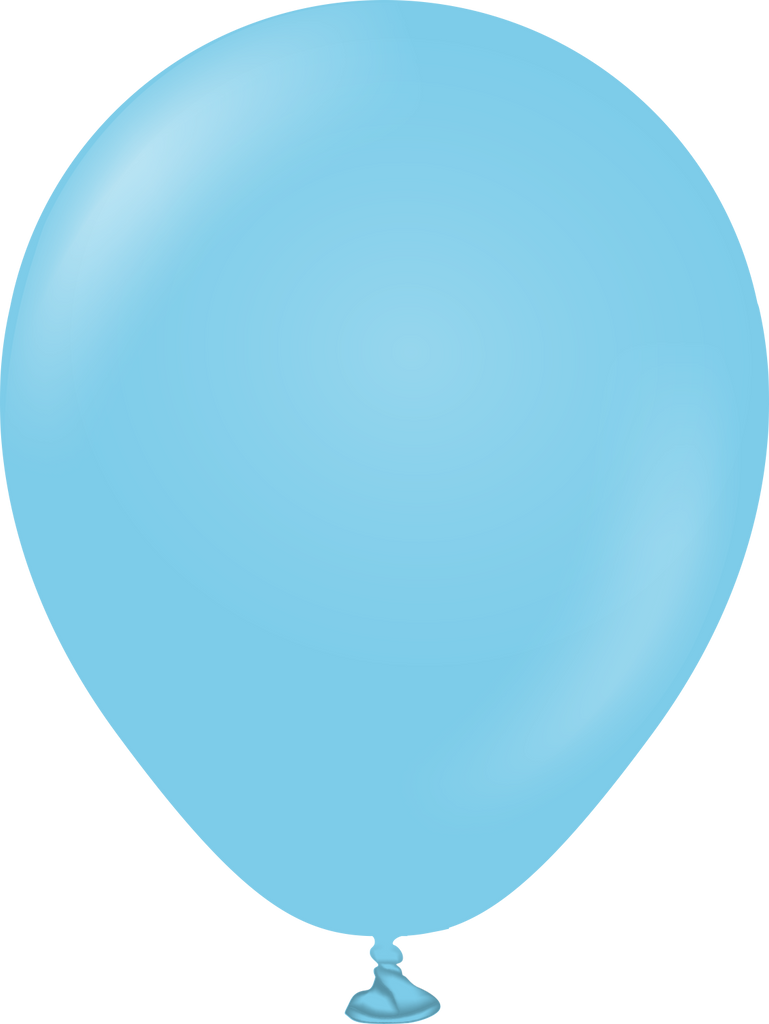 5" Kalisan Latex Balloons Standard Baby Blue (50 Per Bag)