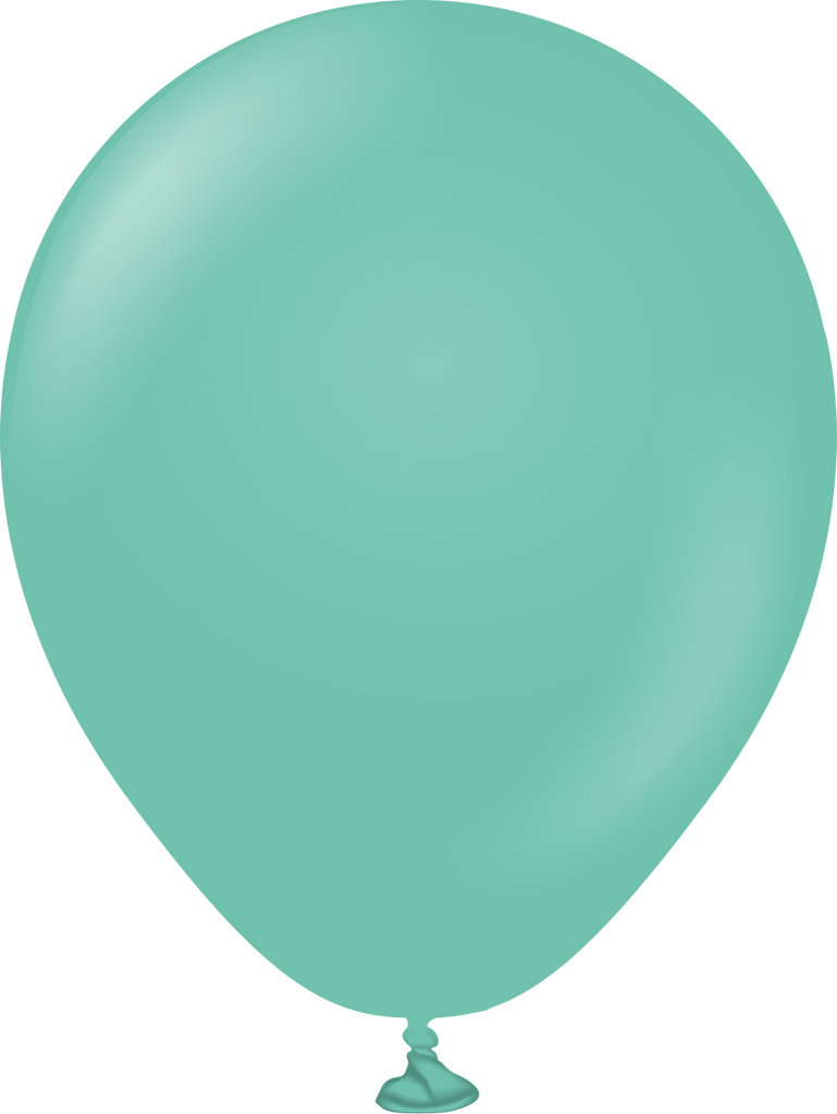 5" Kalisan Latex Balloons Standard Sea Green (50 Per Bag)