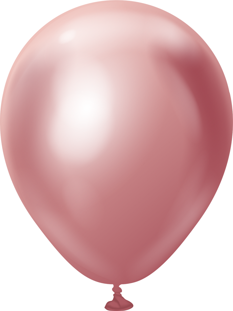 5" Kalisan Latex Balloons Mirror Pink (50 Per Bag)