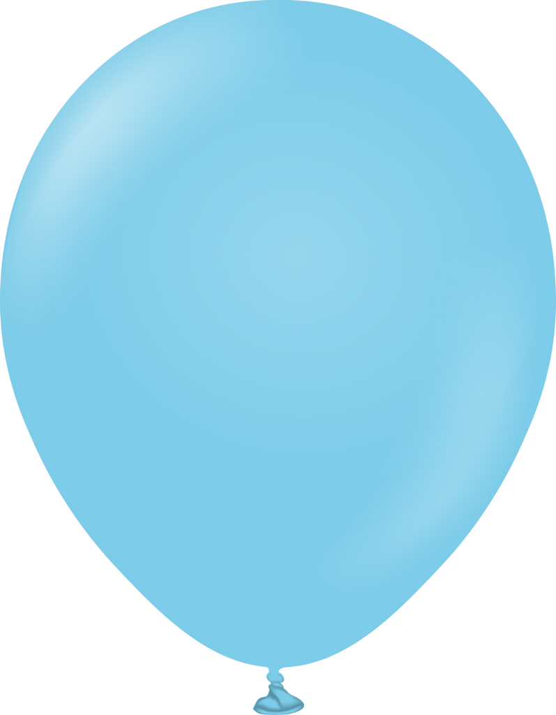 12" Kalisan Latex Balloons Standard Baby Blue (50 Per Bag)