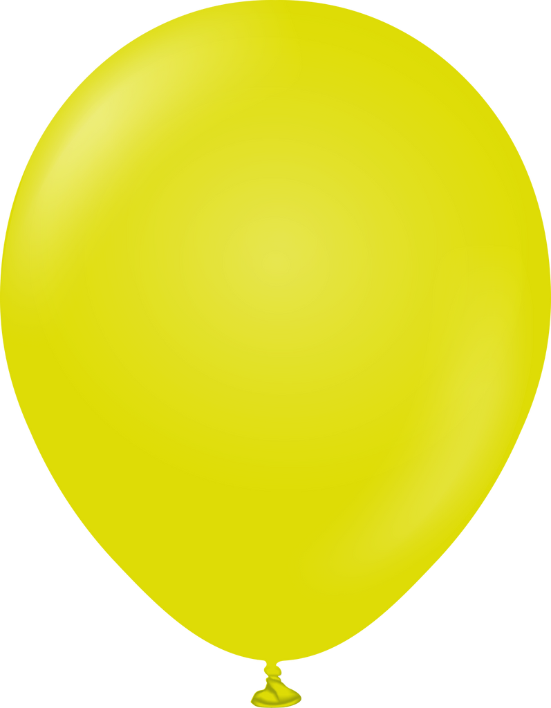 12" Kalisan Latex Balloons Standard Lime Green (50 Per Bag)