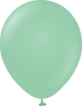 12" Kalisan Latex Balloons Standard Mint Green (50 Per Bag)