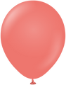 18" Kalisan Latex Balloons Standard Coral (25 Per Bag)