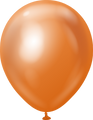 12" Kalisan Latex Balloons Mirror Copper (50 Per Bag)