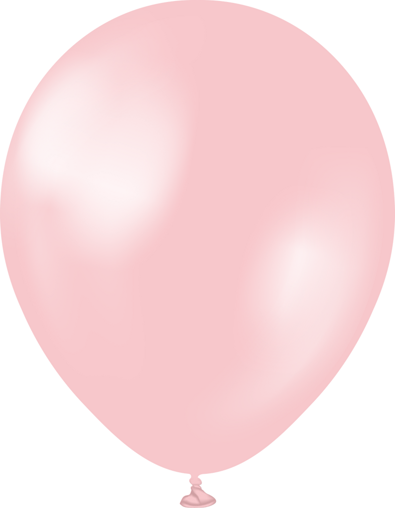12" Kalisan Latex Balloons Metallic Pink (50 Per Bag)