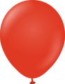 18" Kalisan Latex Balloons Standard Red (25 Per Bag)