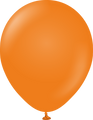 18" Kalisan Latex Balloons Standard Orange (25 Per Bag)