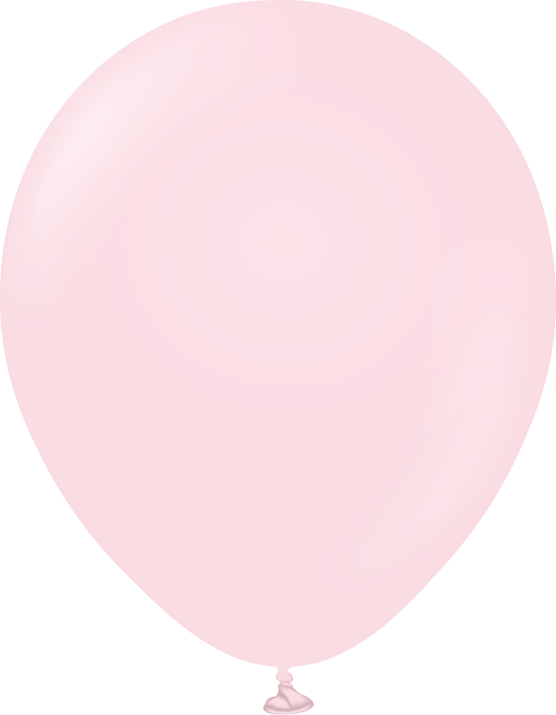 18" Kalisan Latex Balloons Standard Light Pink (25 Per Bag)