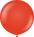 24" Kalisan Latex Balloons Standard Red (5 Per Bag)