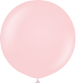 24" Kalisan Latex Balloons Pastel Matte Macaroon Pink (5 Per Bag)