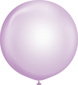 24" Kalisan Latex Balloons Pure Crystal Pastel Violet (5 Per Bag)