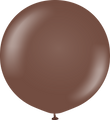 36" Kalisan Latex Balloons Standard Chocolate Brown (2 Per Bag)