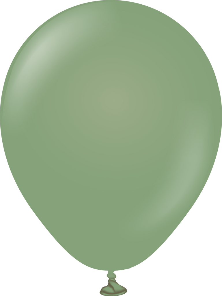 5" Kalisan Latex Balloons Retro Eucalyptus (50 Per Bag)