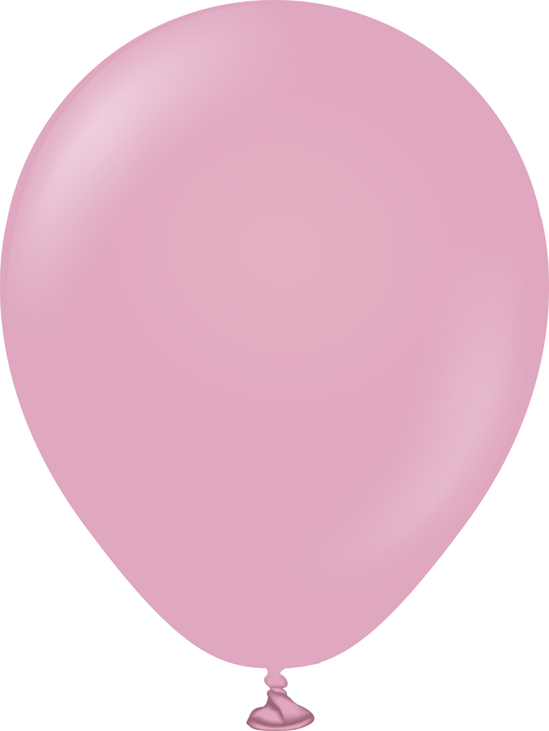 5" Kalisan Latex Balloons Retro Dusty Rose (50 Per Bag)
