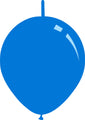 18" Standard Blue Decomex Linking Balloons (25 Per Bag)