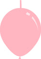 11" Deco Light Pink Decomex Linking Latex Balloons (100 Per Bag)