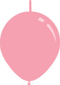 11" Deco Baby Pink Decomex Linking Latex Balloons (100 Per Bag)