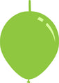18" Deco Lime Green Decomex Linking Balloons (25 Per Bag)