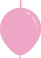 11" Metallic Pink Decomex Linking Latex Balloons (100 Per Bag)