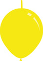 11" Standard Yellow Decomex Linking Latex Balloons (100 Per Bag)