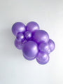 5" Tuftex Latex Balloons (50 Per Bag) Pearl Metallic Lilac Manufacturer Inflated Image