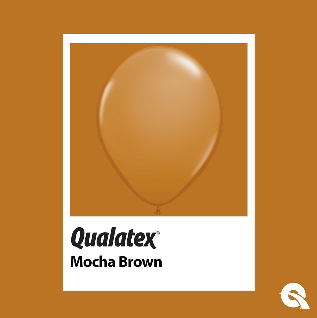 Mocha Brown Swatch Pioneer Qualatex Latex Balloons 