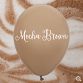 Mocha Brown Texture Pioneer Qualatex Latex Balloons 