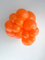 24" Orange Latex Balloons (3 Per Bag) Brand Tuftex Manufacturer Inflated Image