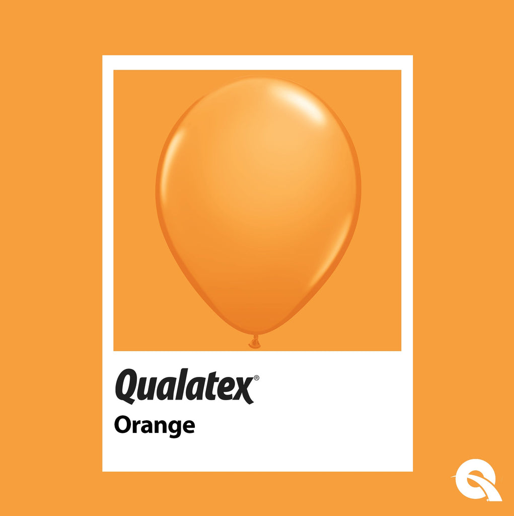 Orange Swatch Pioneer Qualatex Latex Balloons 