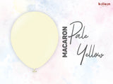 Pale Yellow kalisan latex balloons collection 12