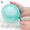 Pearl Mint Green Hand Pioneer Qualatex Latex Balloons 