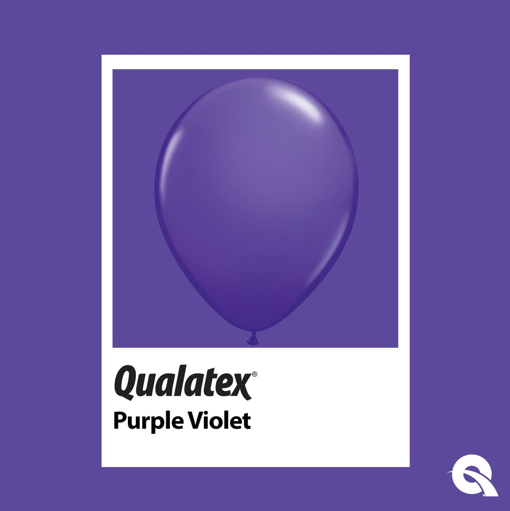 Purple Violet Swatch Pioneer Qualatex Latex Balloons 