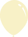 9" Metallic Ivory Decomex Latex Balloons (100 Per Bag)