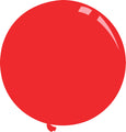36" Standard Red Decomex Latex Balloons (5 Per Bag)