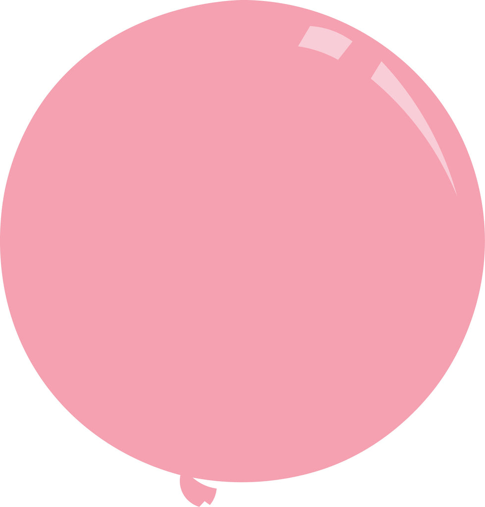 36" Deco Baby Pink Decomex Latex Balloons (5 Per Bag)