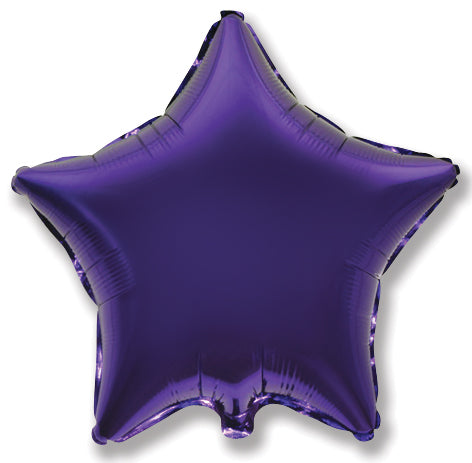32" Jumbo Metallic Purple Star Foil Balloon