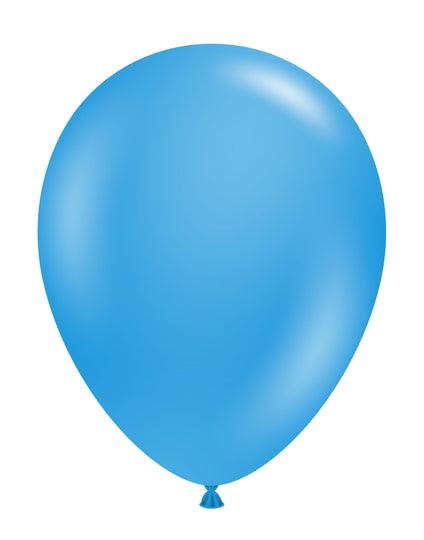17 inch standard blue tuftex latex balloons 50 per bag tt 17003