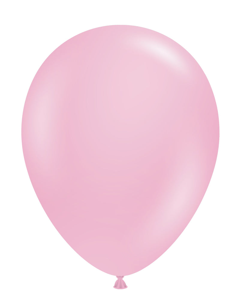 5 inch tuftex latex balloons 50 per bag pink tt 15006
