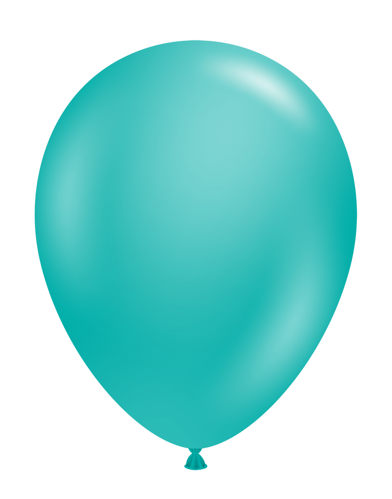 5 Inch Tuftex Latex Balloons (50 Per Bag) Teal