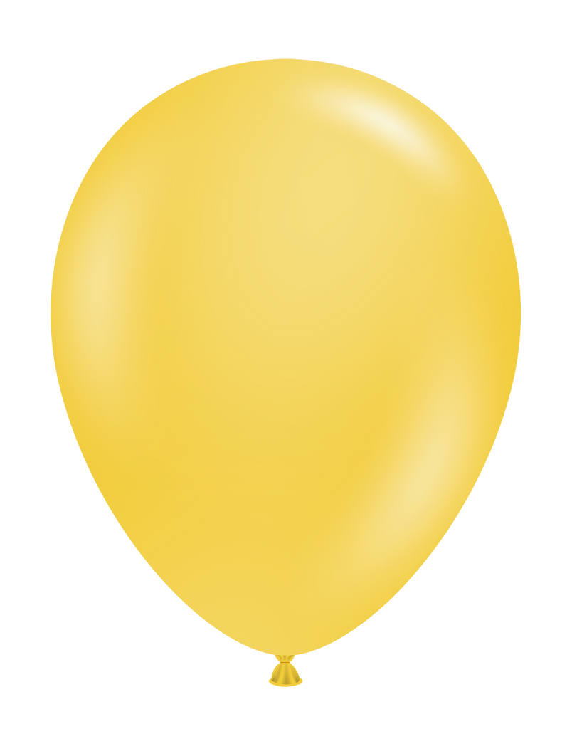 17 Inch Tuftex Latex Balloons (50 Per Bag) Goldenrod