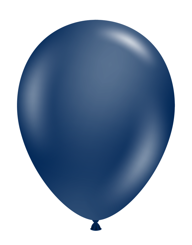 5" Pearl Metallic Midnight Blue Tuftex Latex Balloons (50 Per Bag)