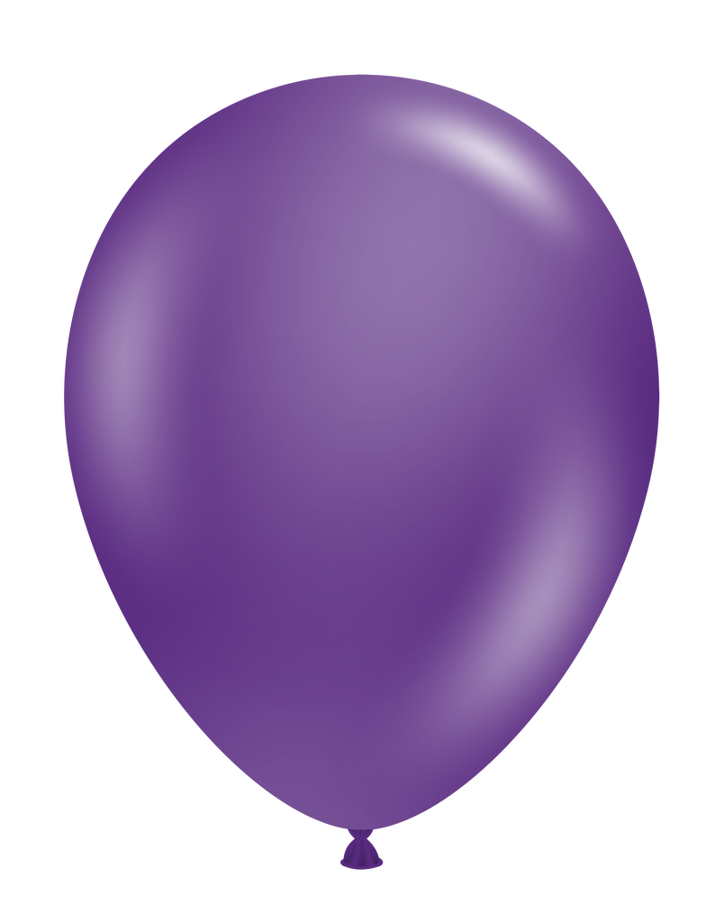 11" Pearl Metallic Concord Grape Tuftex Latex Balloons (100 Per Bag)